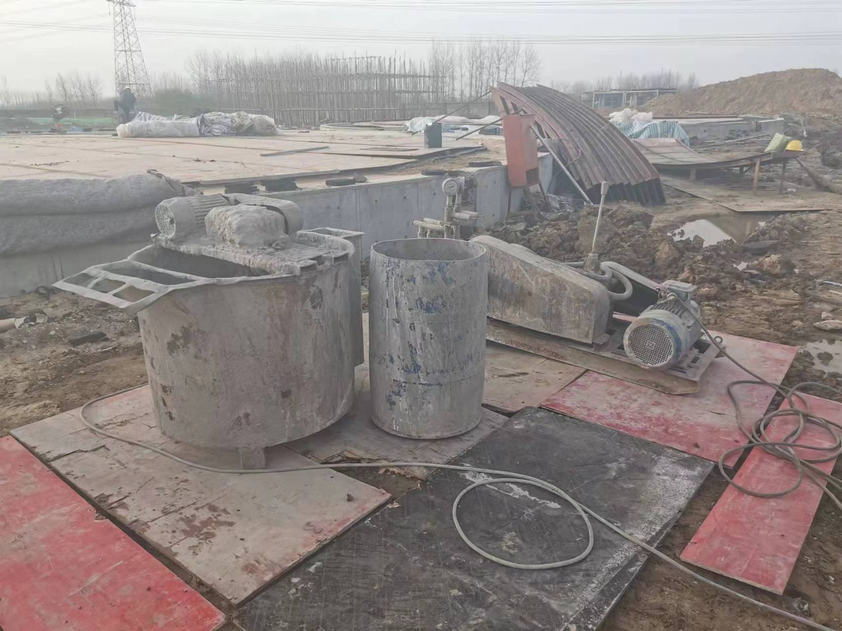 伍家岗顶管注浆