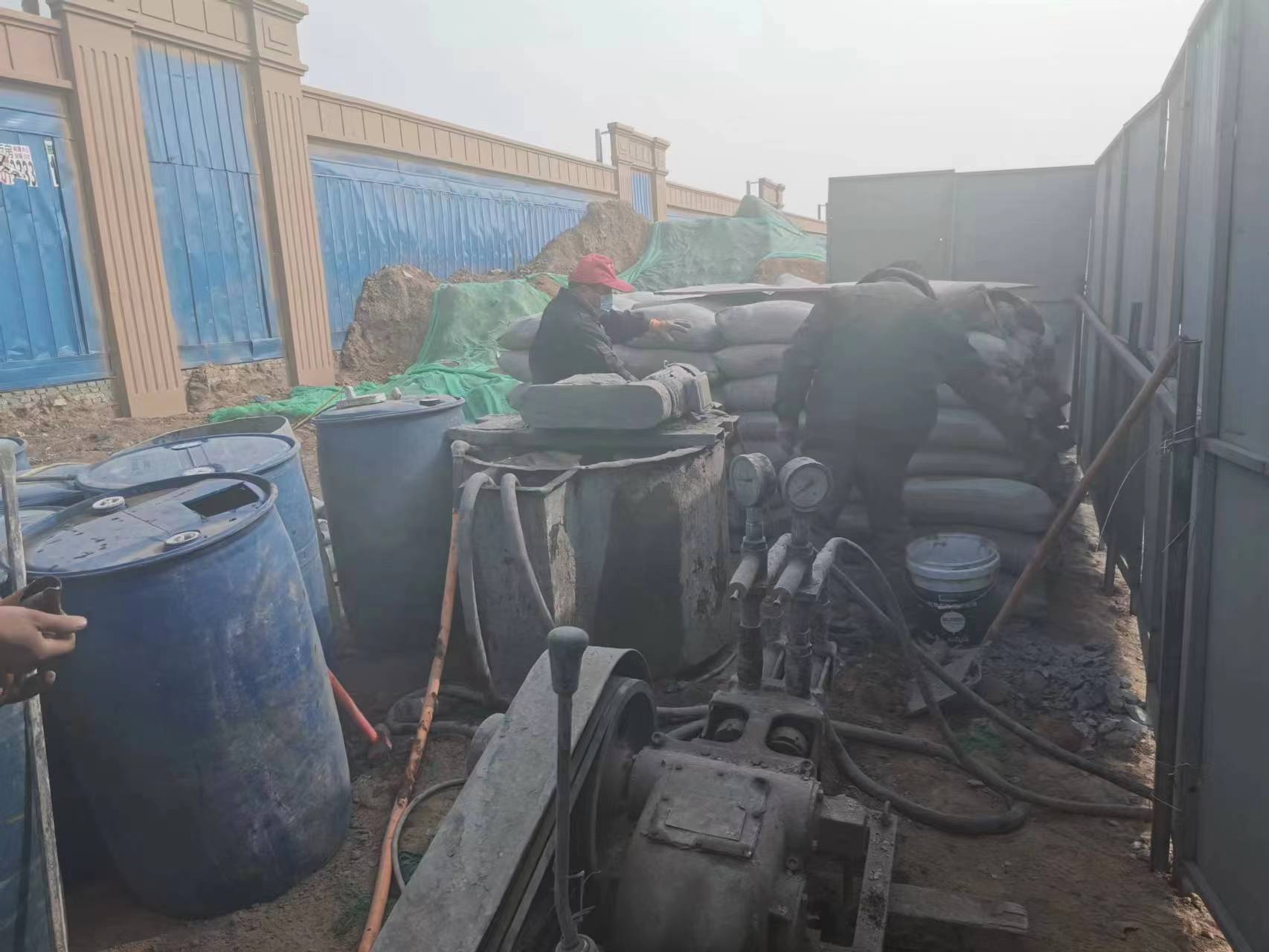 伍家岗房屋下沉注浆